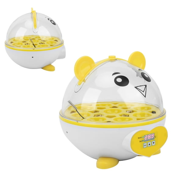 Egg Incubator, Incubators For Eggs Incubator For Duck Household Egg Incubator For Chicken For Home Farm Yellow,