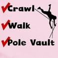 thumbnail image 2 of CafePress - Crawl Walk Pole Vault Body Suit - Baby Light Bodysuit, Size Newborn - 24 Months, 2 of 4