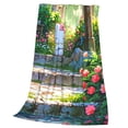 thumbnail image 3 of Hello Cat Kitty Ultra-Soft Micro Fleece Blanket Throws For Bed Sofa Travel Office 50X60inch, 3 of 5
