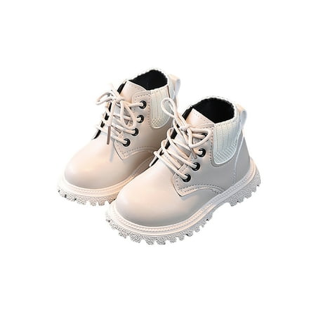 

Zodanni Boys Casual Lace Up Ankle Boots Child Outdoor Waterproof Mid Top Boot