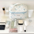 thumbnail image 5 of Makeup Bag Bow Portable Storage Bag Toiletry Bag Makeup Organizer Toiletry L9, 5 of 8