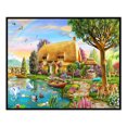 thumbnail image 1 of Cuadros Decorativos 11CT completo punto de cruz Garden Cottage estampado kit de bordado de bricolaje (SZX2017) Ehuebsd  embutido en tela, 1 of 1