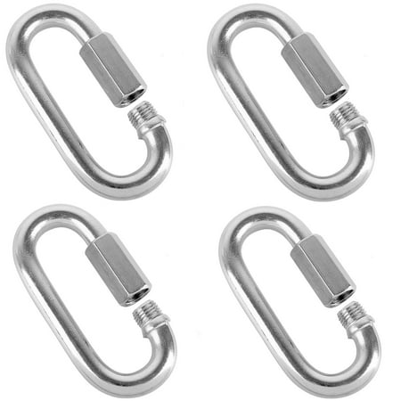 4 Packs Quick Link M12 12mm Stainless Steel Chain Connector by , Heavy ...