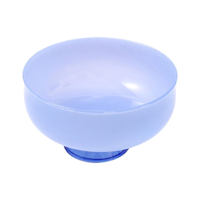 Frutero de cristal Cuenco de postre de cristal colorido para Navidad Azul