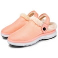 thumbnail image 5 of Womens Mens Comfort Slippers Winter Lined Clogs Non-slip Home House Slippers Slip on Garden Shoes Indoor Outdoor Mules Pink, 5 of 6