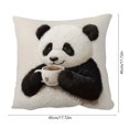 thumbnail image 3 of Linnome Animals-Print Cushion Covers Soft Sofa Pillows For Home And Bedroom Decor in Multicolor, 3 of 6
