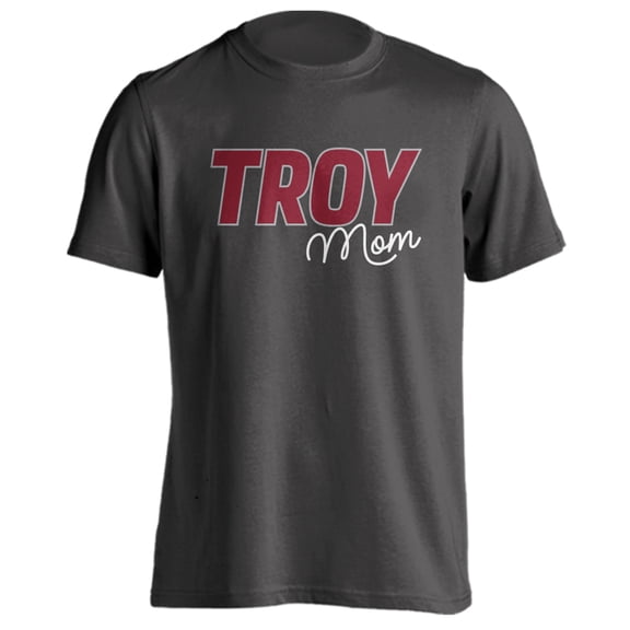 Troy University Trojans Proud Parent Mom Short Sleeve T-Shirt