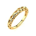 thumbnail image 2 of SuperJeweler Matching Vintage Engagement Wedding Band in 14 Karat Yellow Gold for Women, 2 of 5