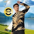 thumbnail image 4 of BRGZLK Long Sleeve Hooded Sun Protection Shirt For Men Shoulder Insert Quick Dry Breathable Lightweight For Summer Outdoor Casual Sports Hiking Fishing Beach, 4 of 6