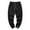 Black, variant on Zylarhe Casual Pants for Men Mens Solid Sports Leisure Trousers Fitness Loose Running Training Leg Guard Pants Trousers Ninth Pants 10 Star