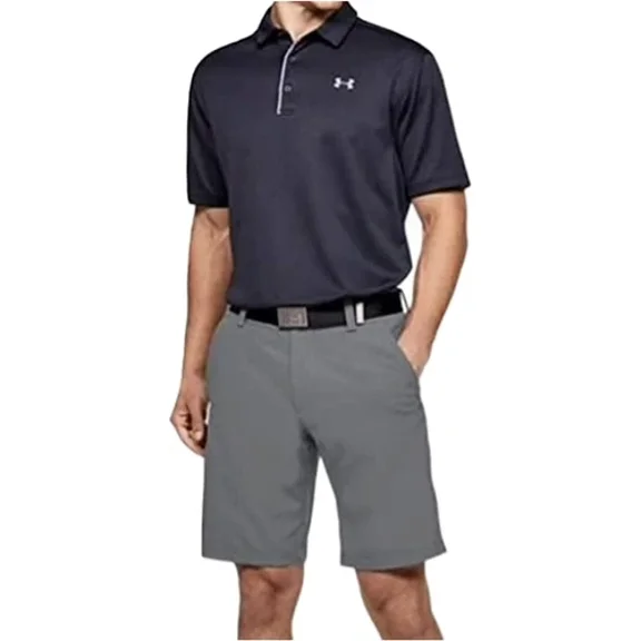 Under Armour Mens Match Play Stretch Golf Shorts Gray 30, Regular