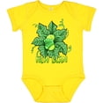 thumbnail image 3 of Inktastic New Bean Cute Sleeping Bean in Leaves and Vines Boys or Girls Baby Bodysuit, 3 of 5