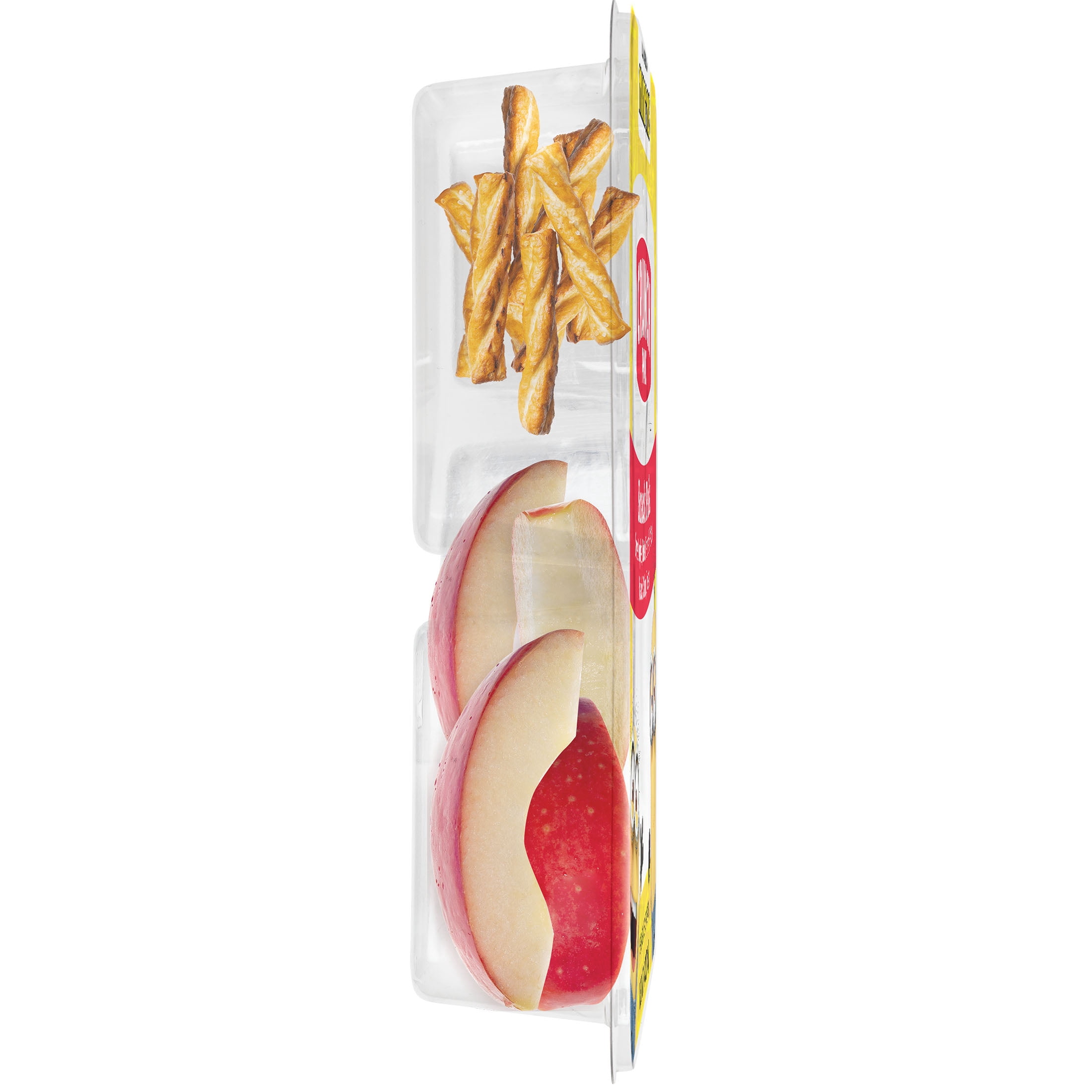 Crunch Pak Minions Snack Pak Fresh Apple Slices,  String Cheese, & Butter-flavored Pretzel Braids, 4oz Tray