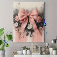 thumbnail image 4 of Qisvanset 12x16 Inch James Bow Bible Canvas Wall Art, Coquette Style Verse Art Baptism Gift Home Wall Decor, 4 of 8