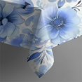 thumbnail image 3 of Pioneer Flower Floral Print Pattern Rectangle Tablecloth 60"x102",Waterproof Polyester Rectangle Table Cloth, Wipeable Spillproof Polyester Tablecloth for Dining, Camping, Indoor and Outdoor, 3 of 6