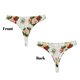 thumbnail image 3 of Balery Vintage Bike Flower Butterfly Tangas de Algodón para Mujer con Estampado – Ropa Interior Sexy, Transpirable, G-string-3X-Large, 3 of 6