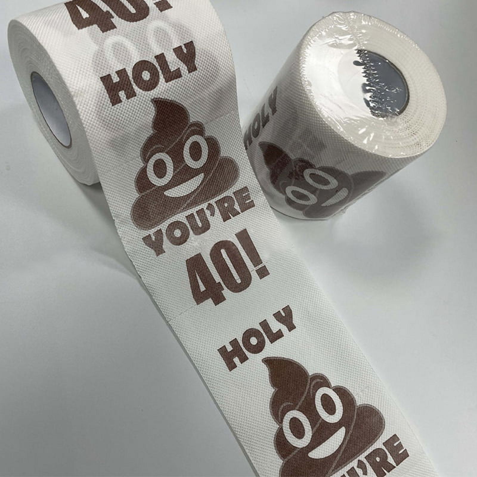 2 Roll Funny Toilet Paper Roll Birthday Gifts for Women Men Gift Toilet ...