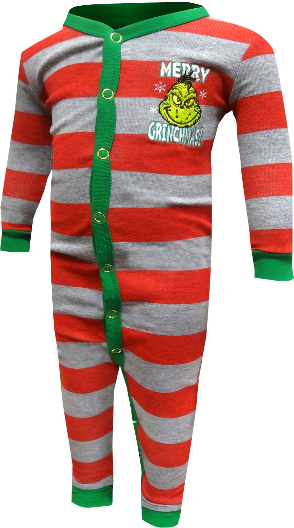 Grinch Pajamas Womens 2X Drop Seat Christmas union suit One Piece JumpSuit merry