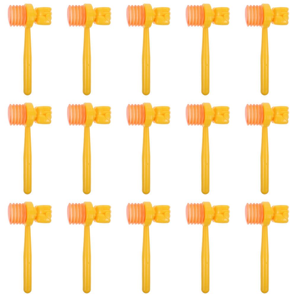 15 pcs Plastic Hammer Pounding Toy Children Hammer Mallet Toys Kids