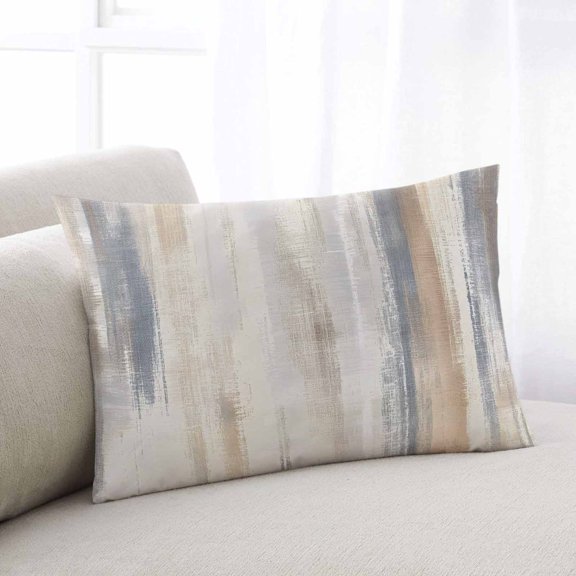 Beige Grey Lumar Pillow Covers,Abstract Mottled Art Retro Modern Painting Soft Breathable Throw Pillow Cases with Invisible Zipper,Decorative Pillowcase Pillows Protectors for Sofa Bed Chair 16"x24"