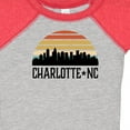 thumbnail image 4 of Inktastic Charlotte North Carolina Skyline Boys or Girls Baby Bodysuit, 4 of 5