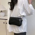 thumbnail image 4 of Bolso Hombro Vintage Mujeres Bolso Cuadrado Cuero Pequeño Cuero Retro (negro), 4 of 9