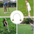 thumbnail image 3 of Croquet Set, 5pcs Soft Croquet Game Wickets, 7.08x5.9in Croquet Sticks Rope, Croquet Wickets for Family Game, 3 of 5