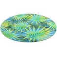 thumbnail image 5 of Hawaiian Flowers And Leaves for Background Round Carpet Circle Rug Outdoor Patio Area Rug Washable Large Area Rugs Hallway Room Decor Fitness Mats, 5 of 8