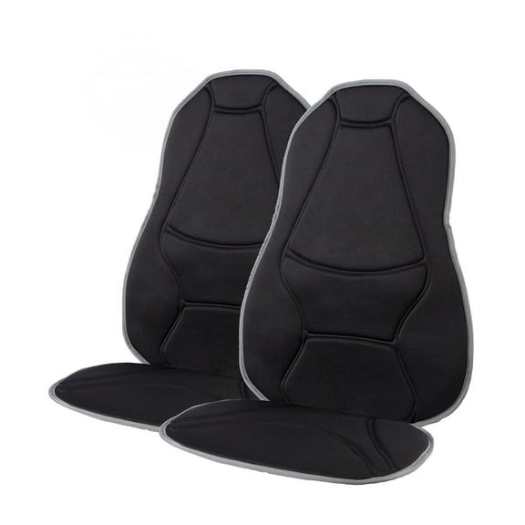 Homedics Heated Travel Cushion With Vibration Massage, 2-Pack, Black