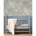 thumbnail image 5 of Harry & Grace Grey Floral Blossom Peel and Stick Wallpaper - 27 in. W. x 18 ft. L. Roll, 5 of 7