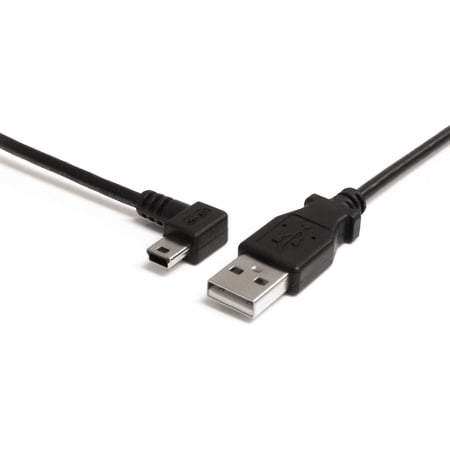 StarTech.com USB2HABM3LA Black Mini USB Cable - A to Left Angle Mini B price history on PriceWatchPro
