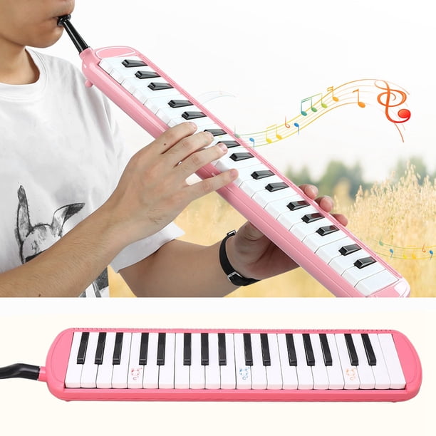 Melódica De Soplete De Resina Melódica De 37 Teclas, Instrumento De Viento Ergonómico Melodica Melodica De 37 Teclas Con Boquilla Para Práctica De Principiantes