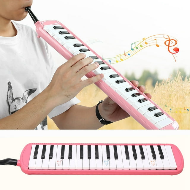 Melódica De Soplete De Resina Melódica De 37 Teclas, Instrumento De Viento Ergonómico Melodica Melodica De 37 Teclas Con Boquilla Para Práctica De Principiantes