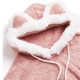 thumbnail image 5 of Awdenio Womens Sweaters , Ladies Fashion Casual Winter Solid Color Hooded Ears Loose Casual Plush Sweater Top, 5 of 6