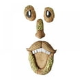 thumbnail image 2 of Tree Faces Decor Outdoor Tree Face Statues Old Man Tree Hugger Bark Ghost Face Decoration Halloween Easter Garden Creative Props., 2 of 6