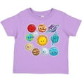 thumbnail image 3 of Inktastic Happy Sun Moon and Planets Boys or Girls Toddler T-Shirt, 3 of 5