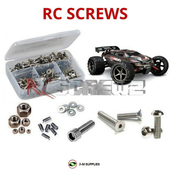 RCScrewZ Stainless Steel Screw Kit tra069 for Traxxas E-Revo 1/16th TSM Ed. VXL 4WD (#71076-3) | SET