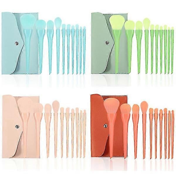 10 pcs Makeup Brush Set Premium Pink