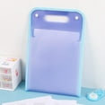 thumbnail image 6 of Portable Folder, Waterproof Folder, Vertical A5 File Organizer with Handle,Portable Document Receipt Organizer, Suitable for office Transparent Folder Pockets Envelope, 6 of 6