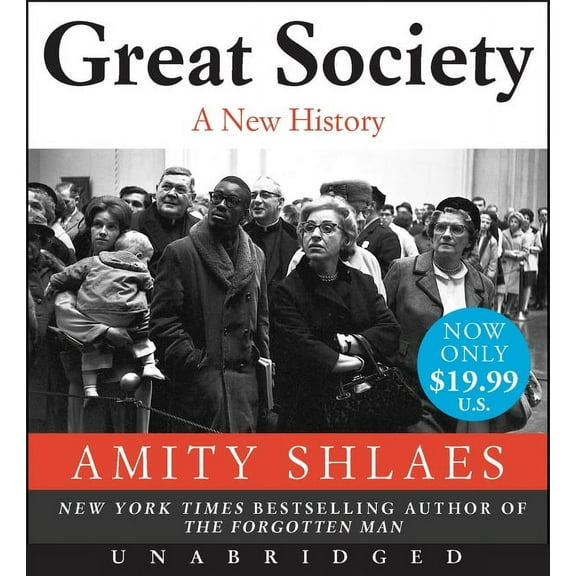 Great Society Low Price CD: A New History, (Audiobook)