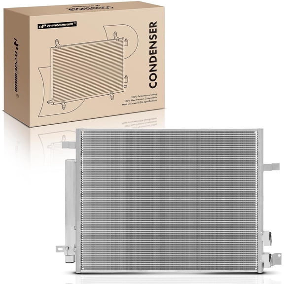A-Premium Air Conditioning A/C Condenser Compatible with Cadillac ATS CTS 2016-2019 & Chevrolet Camaro 2016-2020, 3.6L 6.2L, Replace# 30046, 23455461