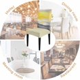 thumbnail image 5 of Abstract Yellow Grey Dining Chair Cover Set of 4,Contemporary Graffiti Painting Art Stretch Chair Protectors Slipcover,Spandex Kitchen Chair Seat Back Cushion Slip Cover for Dining Room,Party,Hotel, 5 of 6