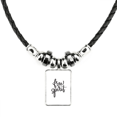 thumbnail image 1 of espíritu libre cotizacion collar a mano colgante de cuerda de cuero Unbranded M, 1 of 3