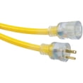 thumbnail image 2 of Southwire 50 Ft 15 Amp Weather Resistant Electrical Extension Cord, Yellow, 2 of 12