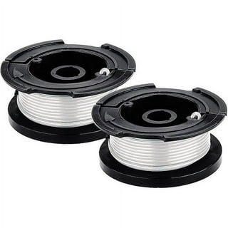 BLACK+DECKER 0.065 in. x 40 ft. Replacement Dual Line Automatic Feed Spool  AFS for GH700 and GH750 Electric Trimmer/Edger DF-065-BKP 1 - The Home