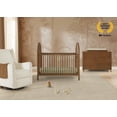 thumbnail image 2 of Delta Children Cannon 4-in-1 Convertible Crib - Converts from Baby Crib to Toddler Bed, Daybed and Sofa Bed, Fits Standard Full-Size Crib Mattress, Chestnut, 2 of 14