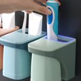 thumbnail image 2 of Juego de portavasos magnéticos para cepillos de dientes suspendidos sin perforar los cepillos de dientes y el cepillo de dientes, 2 of 4