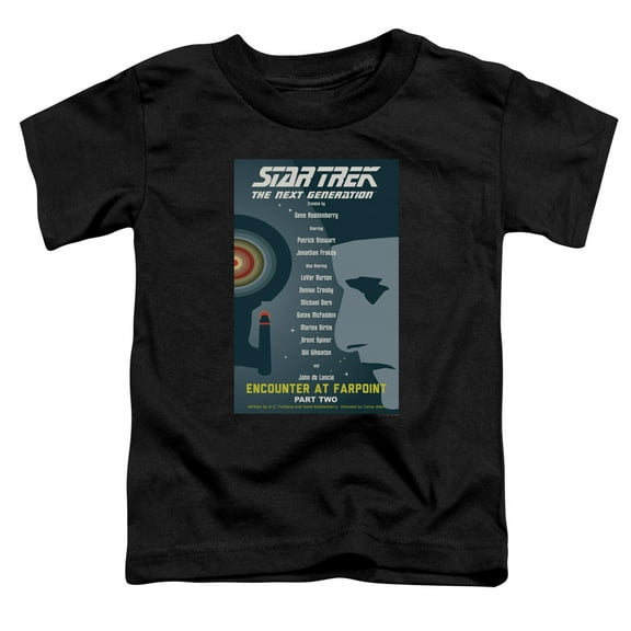 Star Trek - Tng Season 1 Episode 2 - Toddler Short Sleeve Shirt - 2T