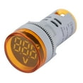 thumbnail image 4 of LED Voltmeter, Voltmeter, DC Voltage Display Digital LED Display Voltmeter 6-100V Voltage Meter  Round Lamp , Voltage, Crane Scales, 4 of 8