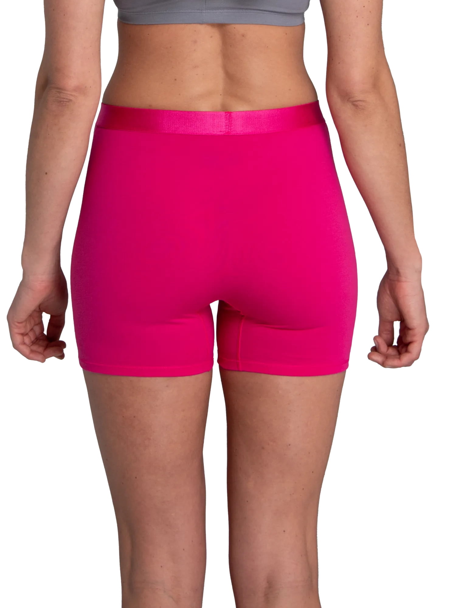 Fruit of the Loom Women's 360 Stretch Comfort Boxer Brief Underwear, 4-Pack